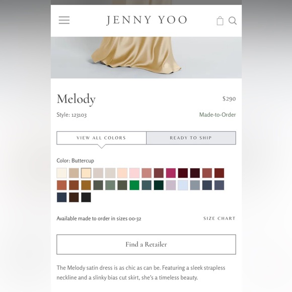 Jenny Yoo Melody bridesmaid dress NWT - Picture 10 of 11